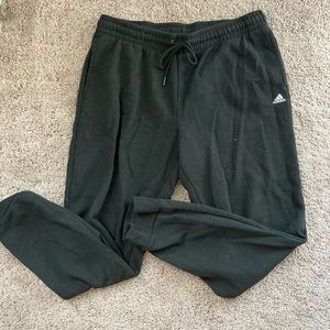 BLACK ADIDAS JOGGER SWEATPANTS